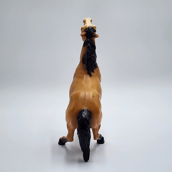 Vintage 70's Breyer Horse 87 Traditional Diablo Mustang Buckskin Semi Rearing - Picture 5 of 11